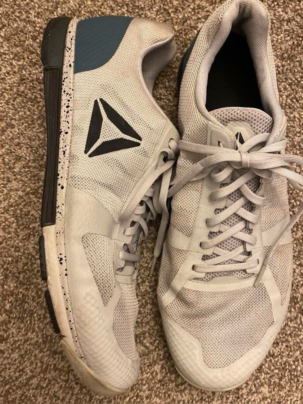 Reebok grey gym shoes